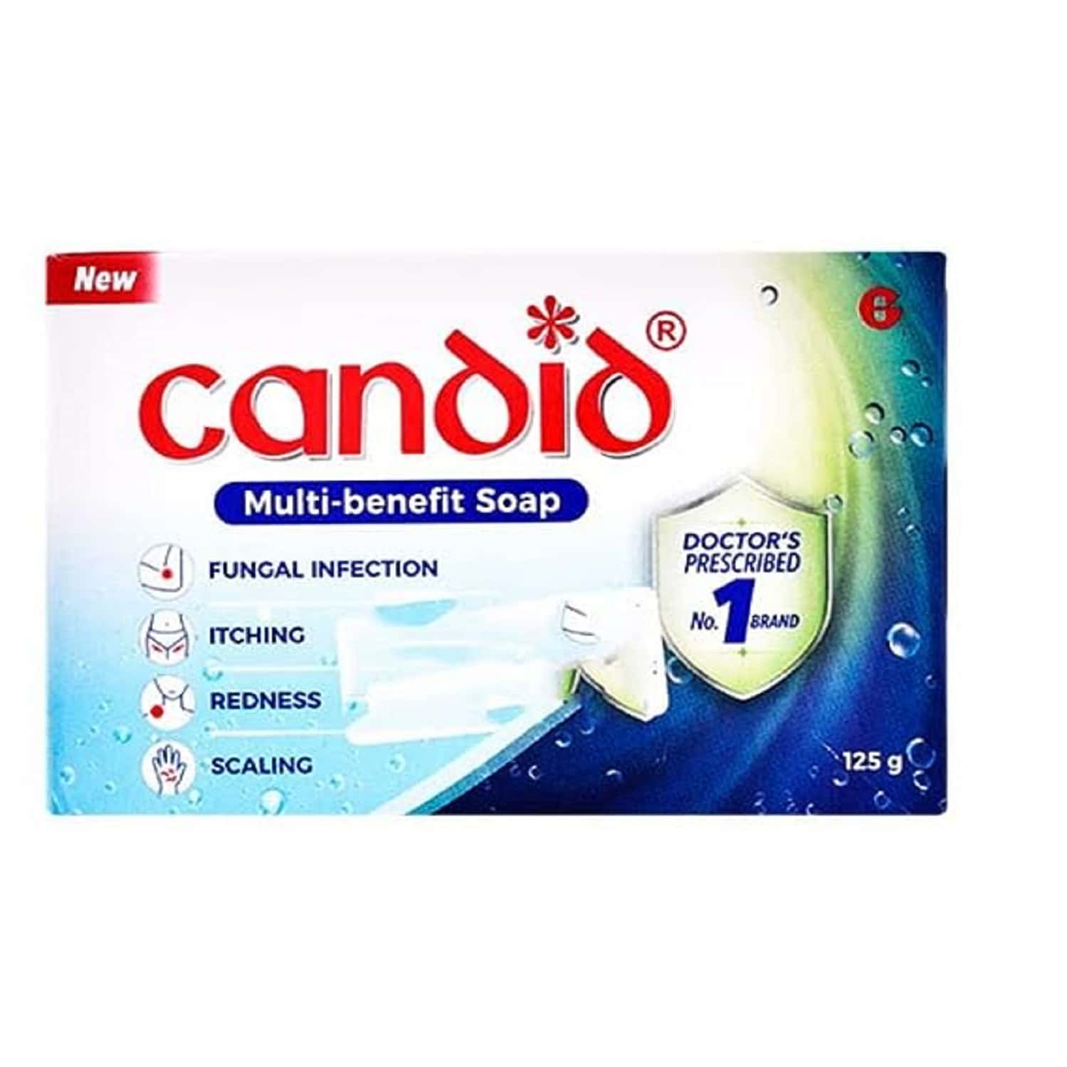 New Candid Multi Benefit 125gm Soap Pack Of 1