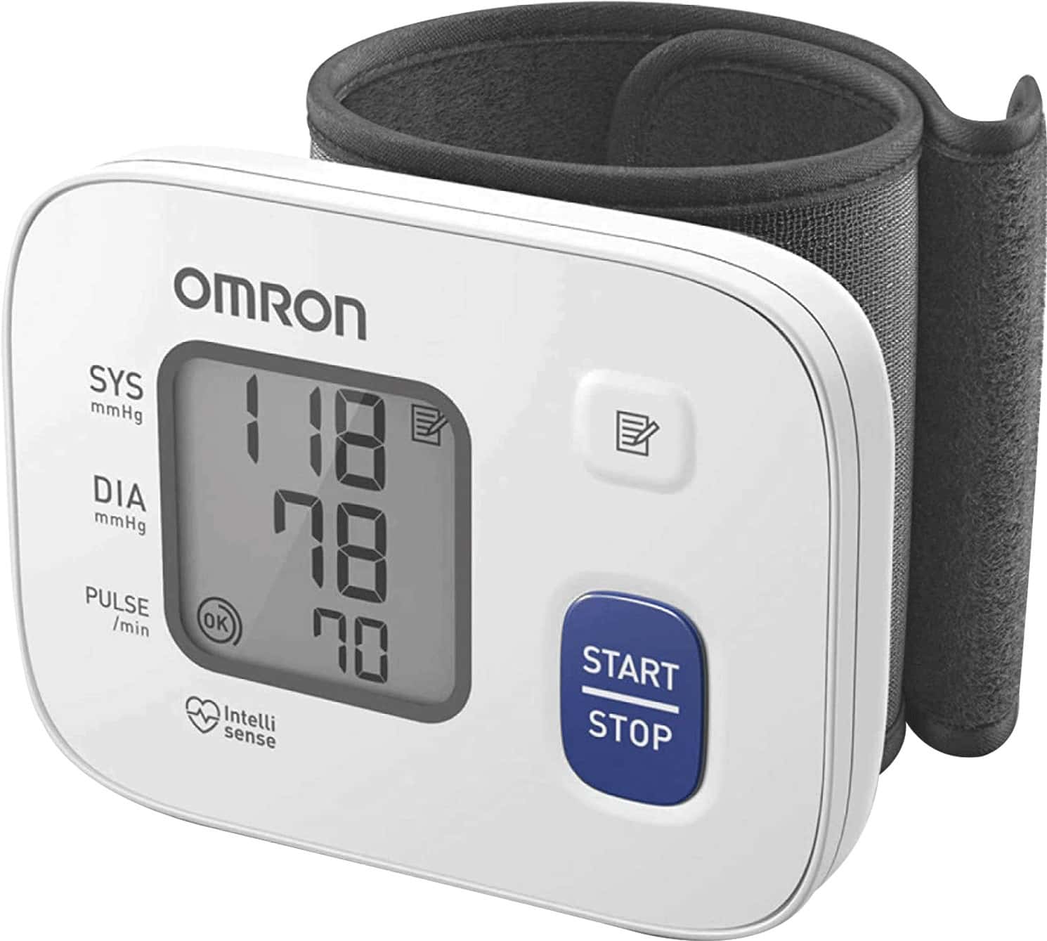 Omron Hem 6161 Fully Automatic Wrist Blood Pressure Monitor With Intellisense Technology