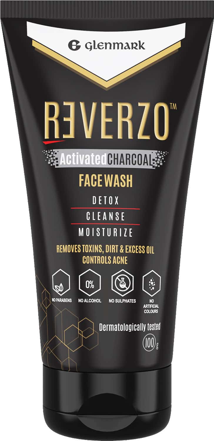 Reverzo Activated Charcoal Face Wash - 100 Gm